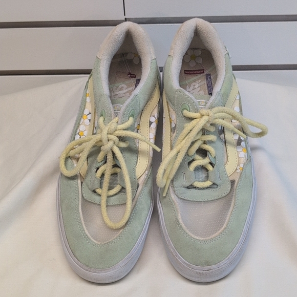 Vans Skate Wayvee Brighton Zeuner Pastel Green Skate Shoes Size Women's 10 - Picture 3 of 9